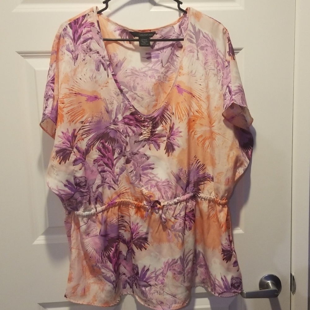 Calvin Klein Jeans short sleeve blouse